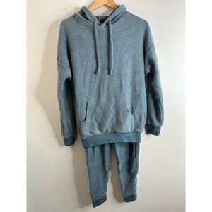 Soft Serve The Original Cloud Cotton Lounge Set Hoodie Joggers Teal S Comfy Soft